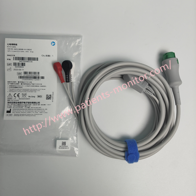 EA6231B PN 040-000965-00 Mindray 12Pin 3-Lead ECG Cable,AHA,Snap